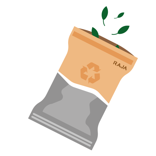 obaly, které nejsou recyklovatelné nebo mají významný dopad na životní prostředí, za obaly, které jsou šetrné k životnímu prostředí.