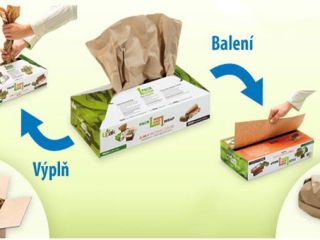 Balicí a fixační papír UPAK s funkcí 2 v 1!