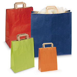 Barevné papírové tašky